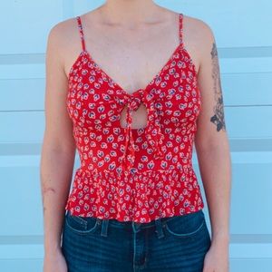 Patrons of Peace Floral Tank